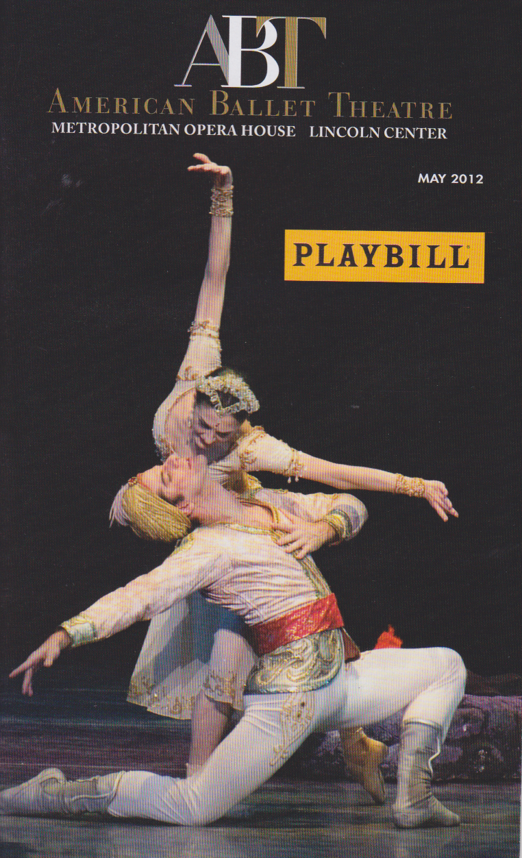American Ballet Theatre Playbill May 2012